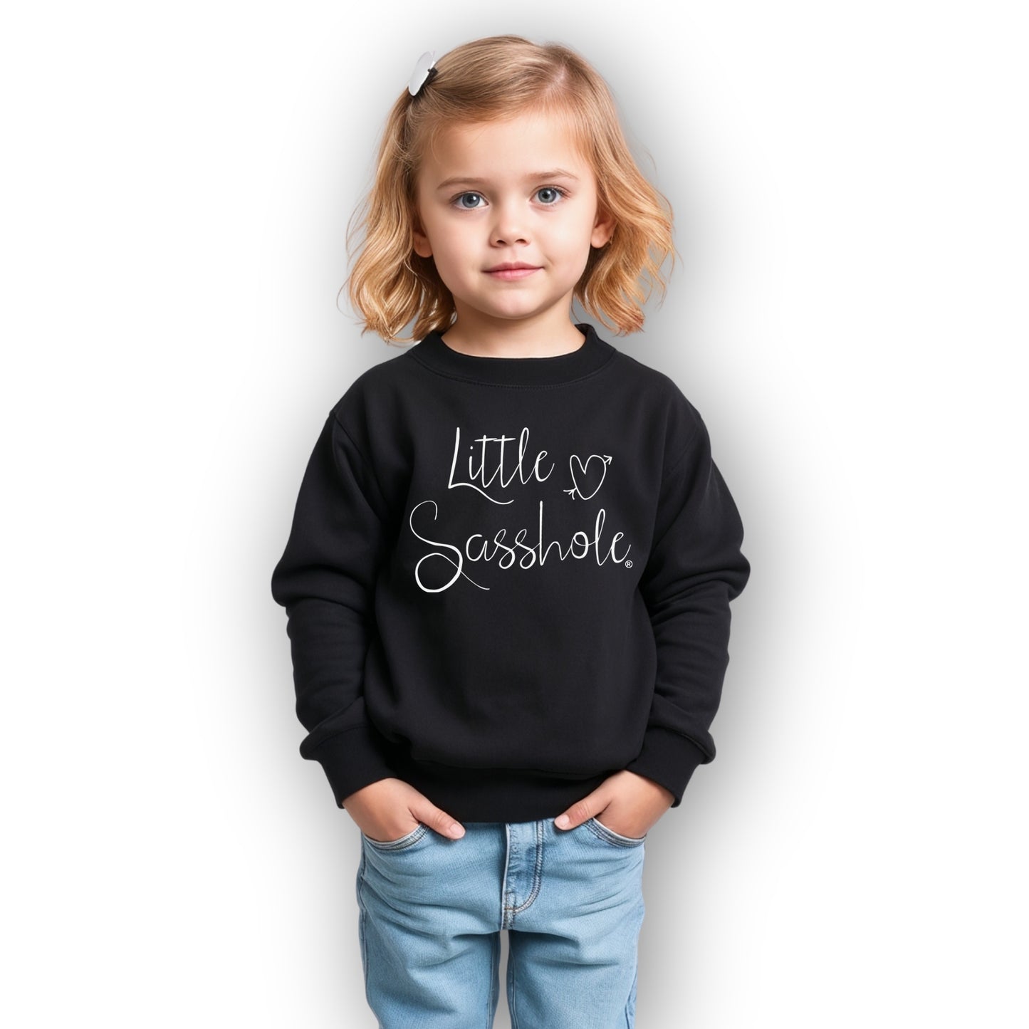 Little Sasshole® Toddler Sweatshirt – Cute, Cozy & Full of Attitude