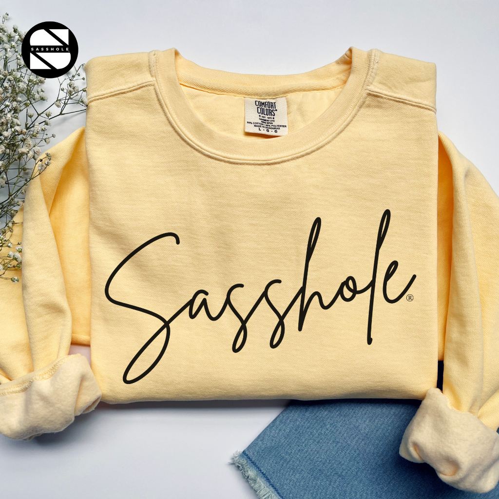 Sasshole Butter Womens Alternative Apparel Sweatshirt