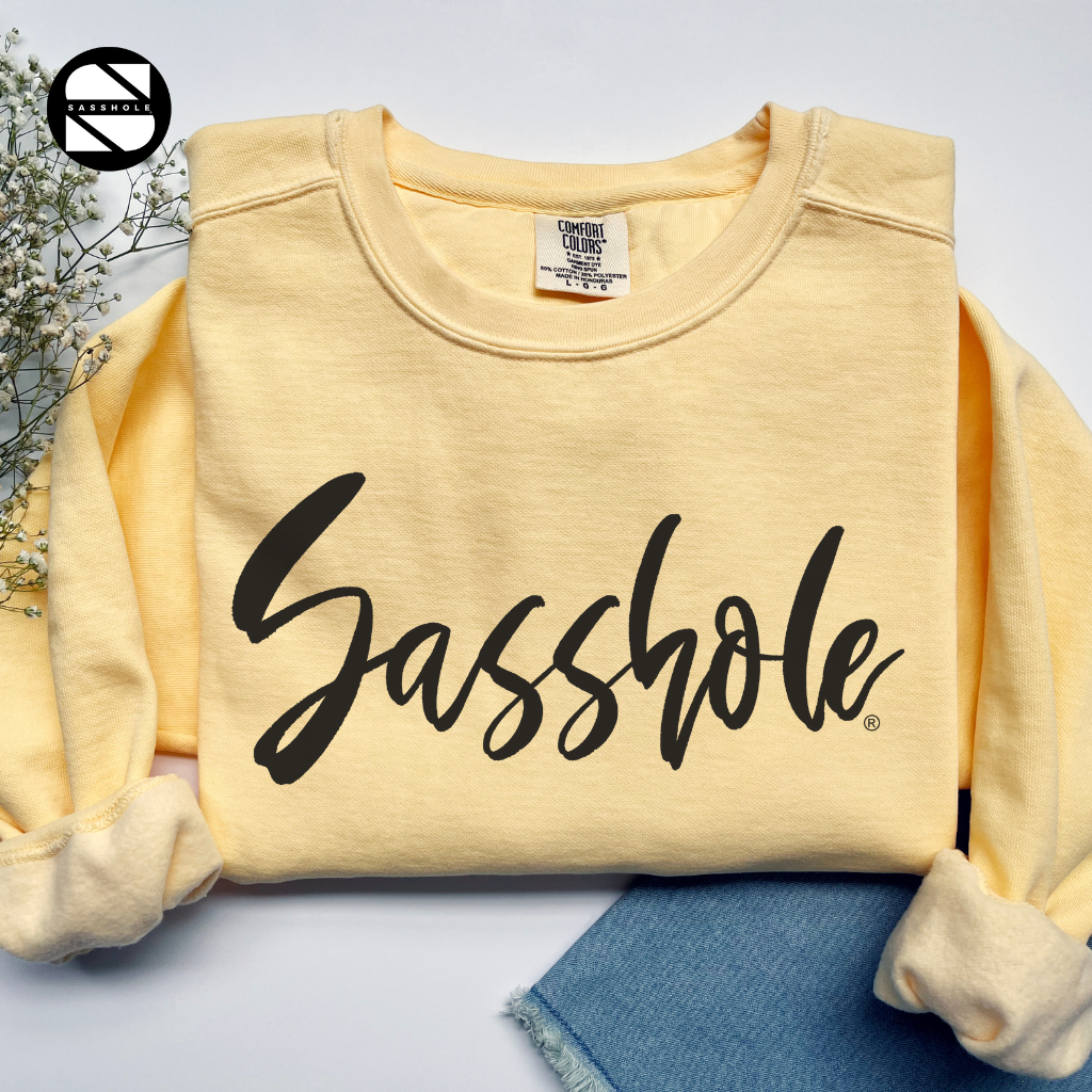 Sasshole Butter Womens Alternative Apparel Sweatshirt