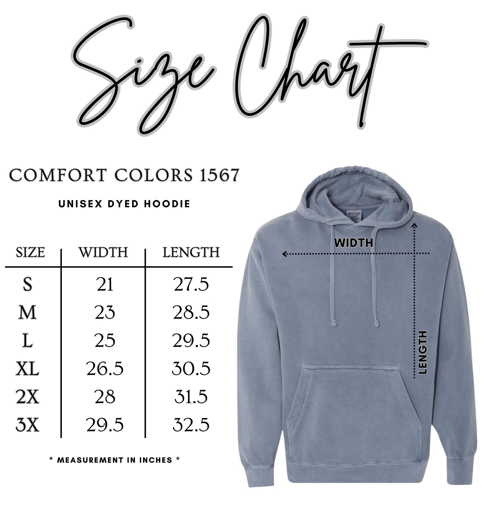 sizing guide