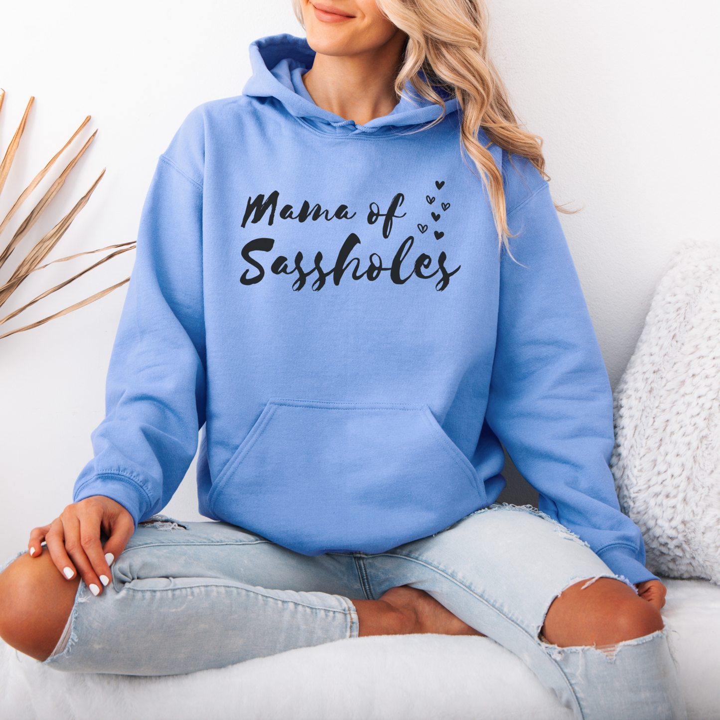 Chief Sass Officer: Mama of Sassholes Women's Pullover Hoodie