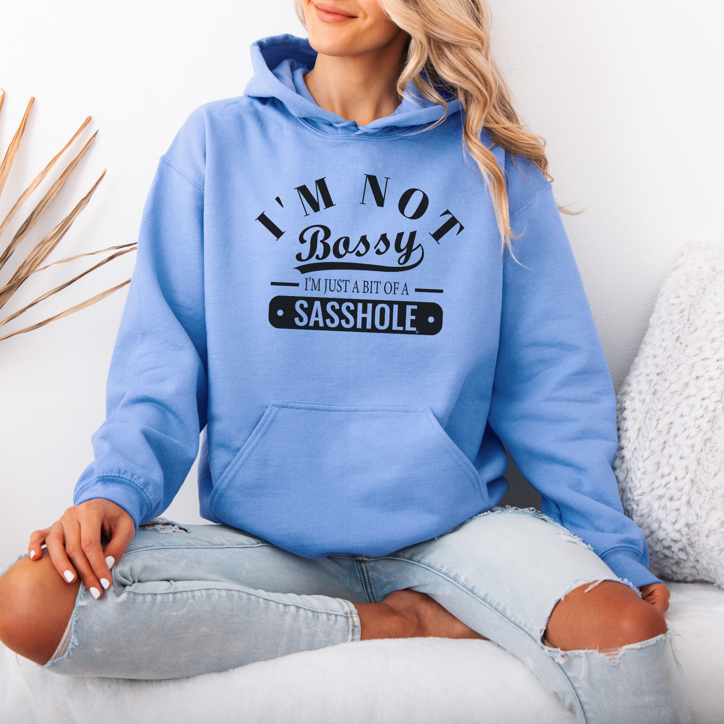 Sasshole® in Charge: Not Bossy, Just Honest Women's Hoodie