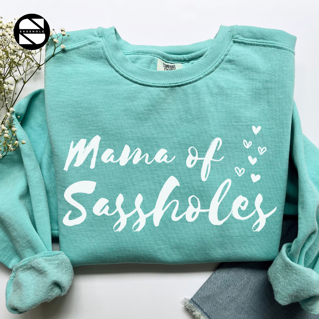 Women's Vintage ChalkyMint Sasshole Sweatshirt - Bold & Stylish Fashion