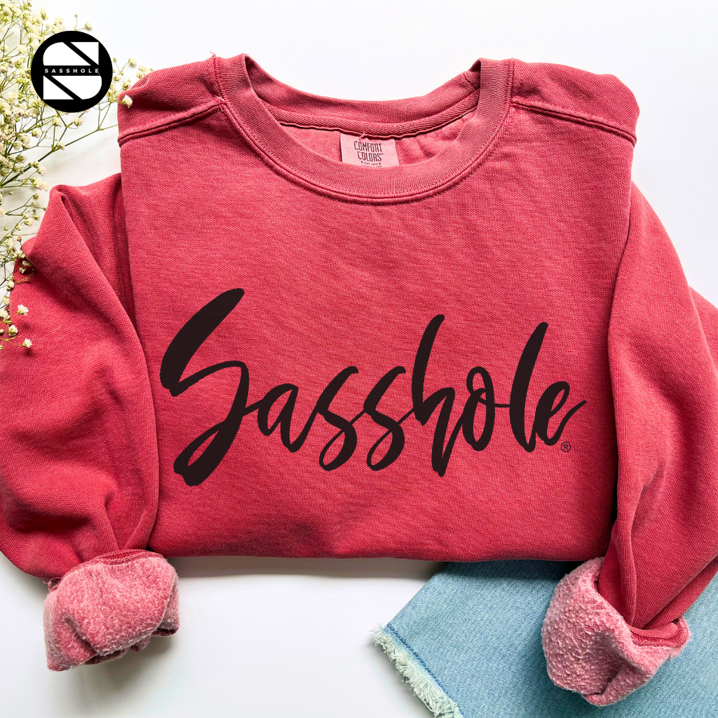 Sasshole Crimson Womens Alternative Apparel Sweatshirt