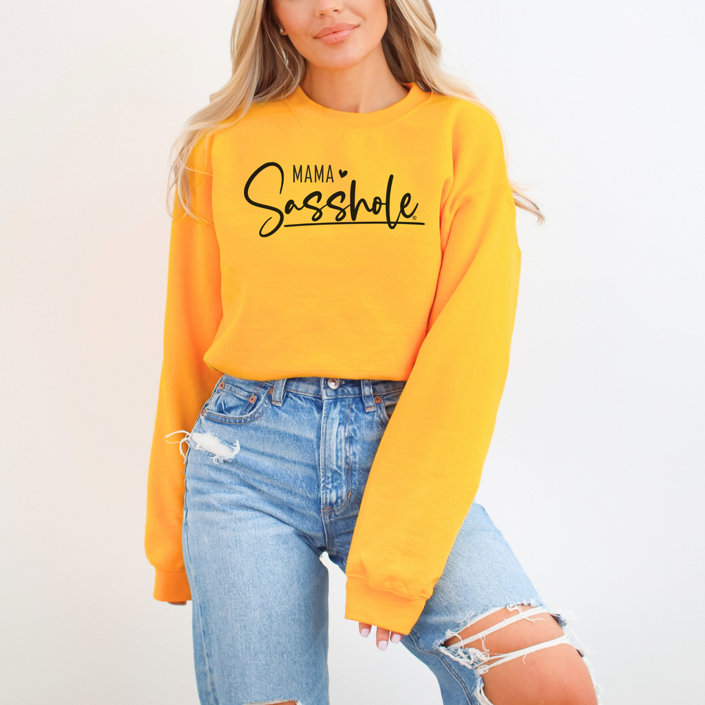 Sasshole® Mama Mode: Sweatshirt for Bold Mom's