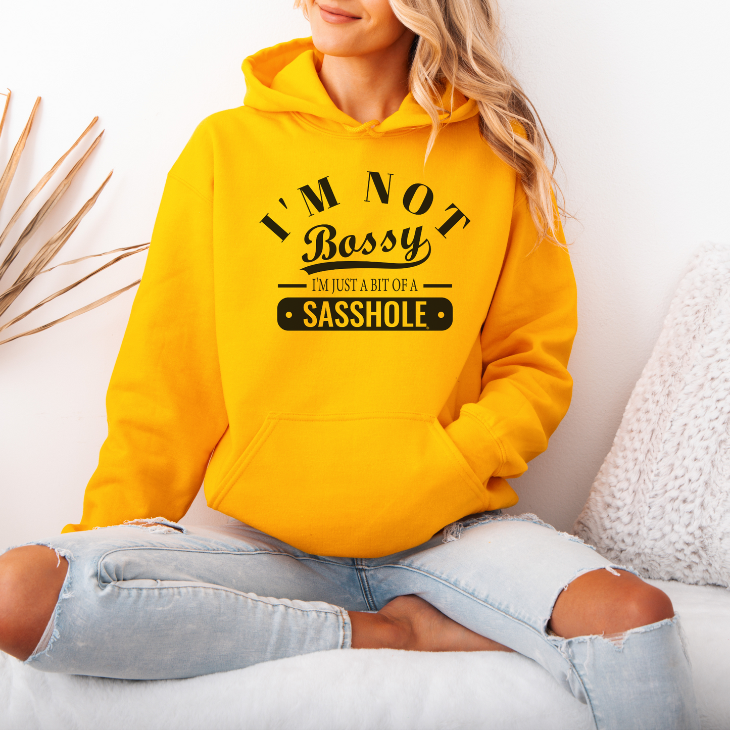 Sasshole® in Charge: Not Bossy, Just Honest Women's Hoodie
