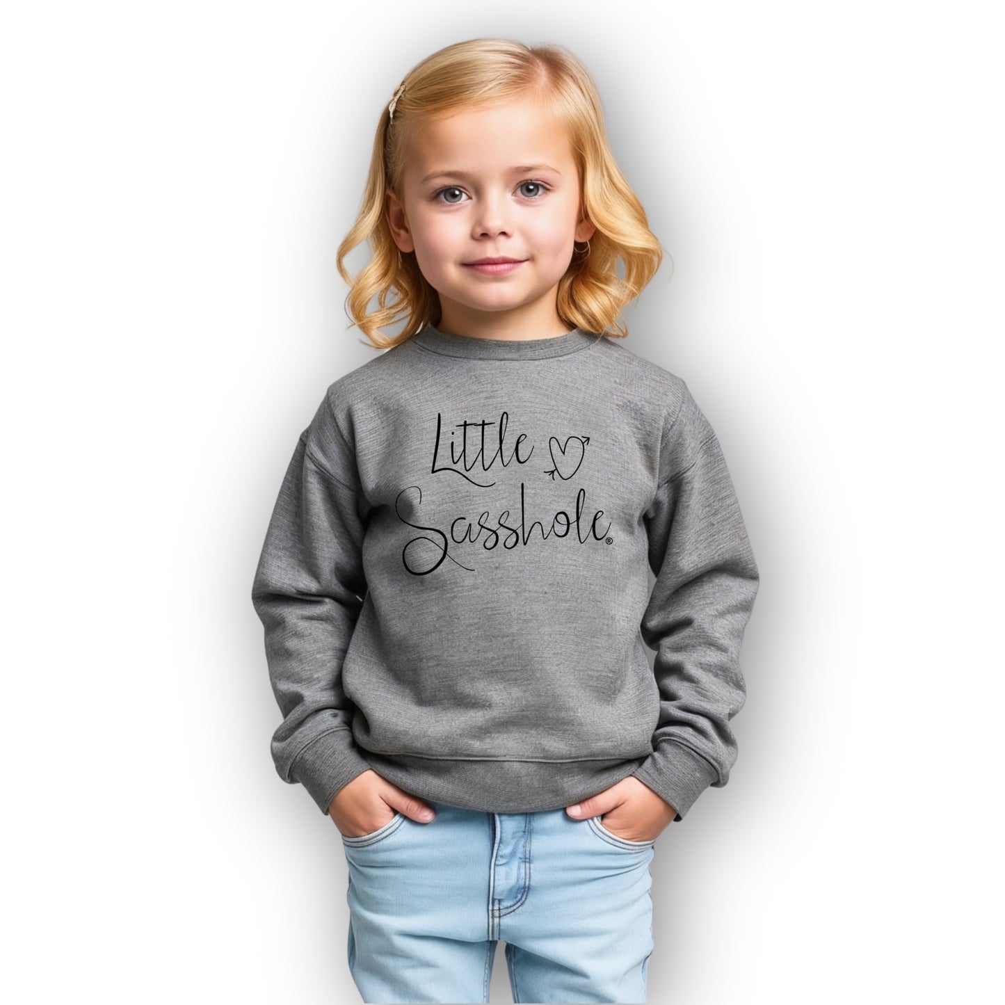 Little Sasshole® Toddler Sweatshirt – Cute, Cozy & Full of Attitude