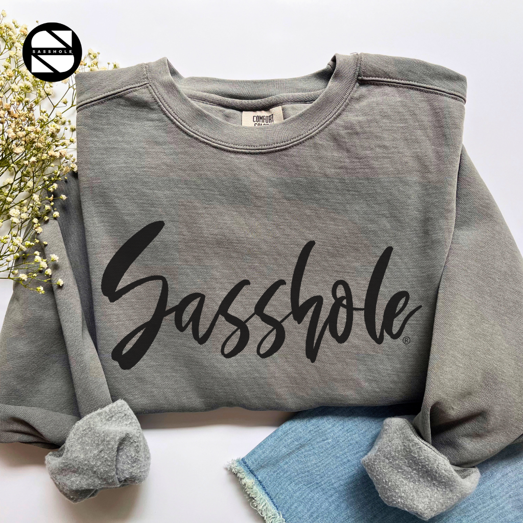 Sasshole Grey Womens Alternative Apparel Sweatshirt