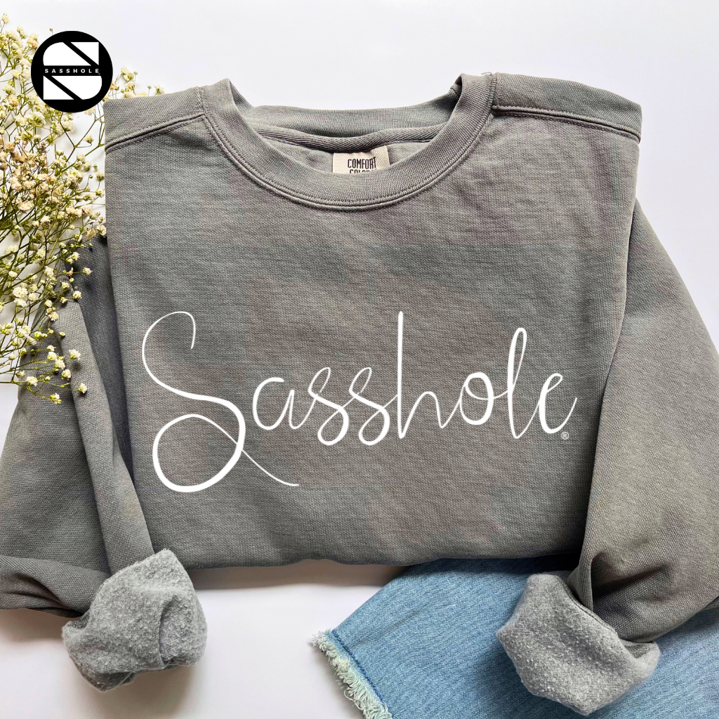 Sasshole Grey Womens Alternative Apparel Sweatshirt