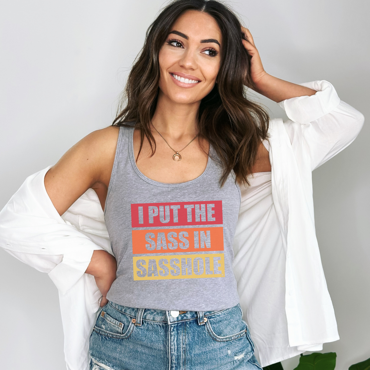 I Put the Sass in Sasshole® Women's Tank Top - Bold & Playful Style