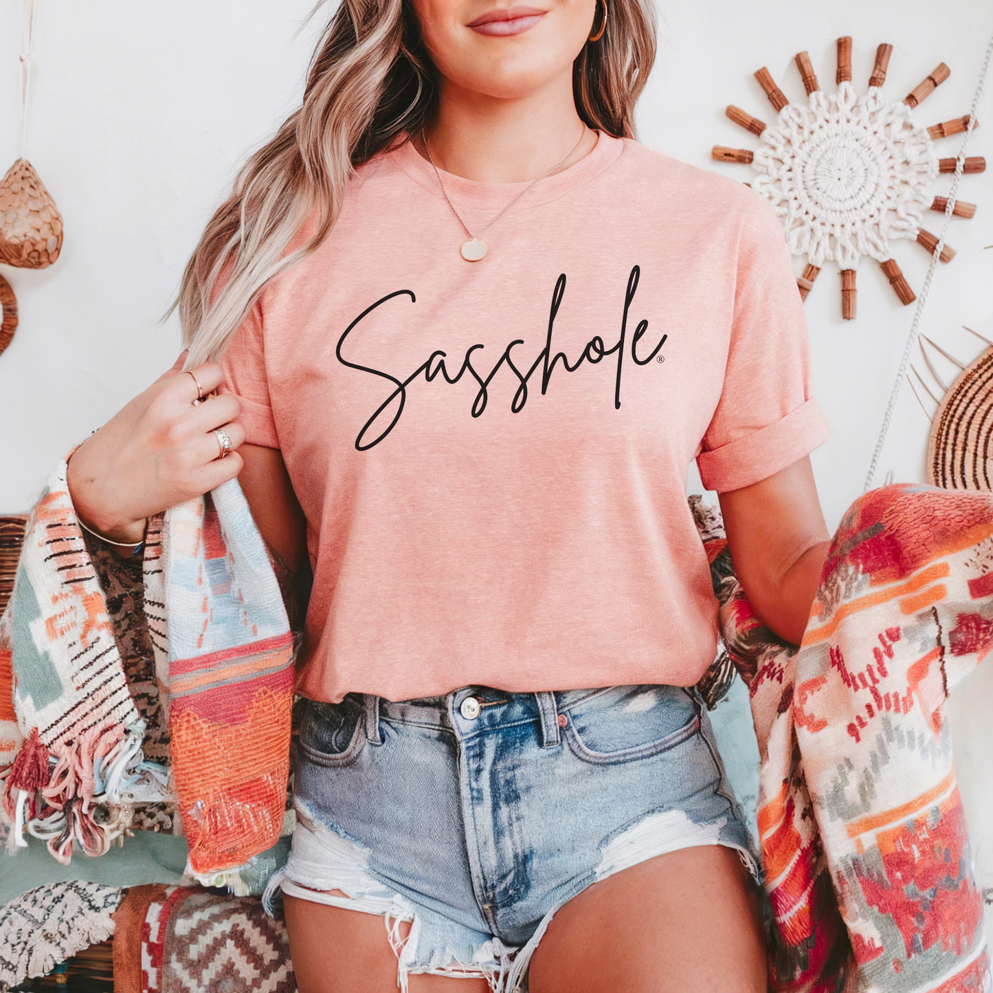 Sassitude in Style: Playful Women's Sasshole® T-shirt