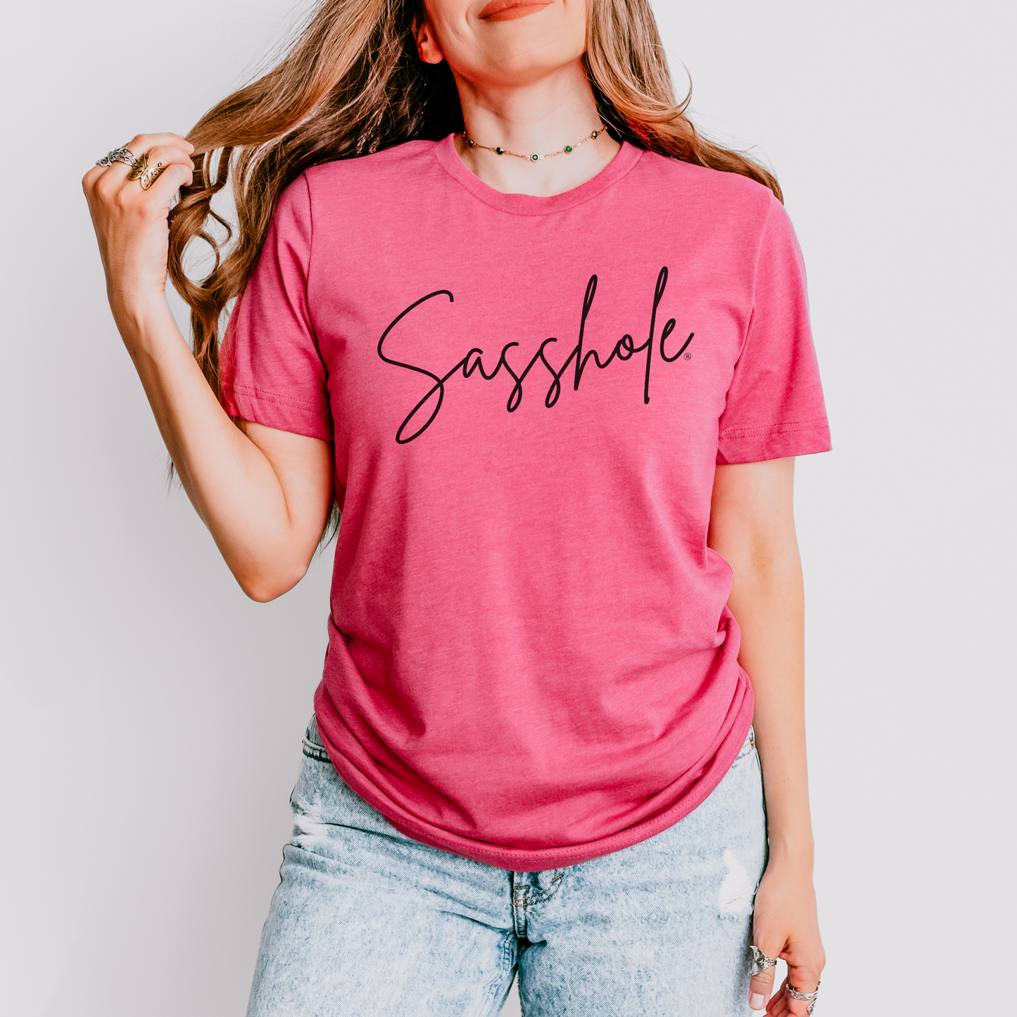 Sassitude in Style: Playful Women's Sasshole® T-shirt