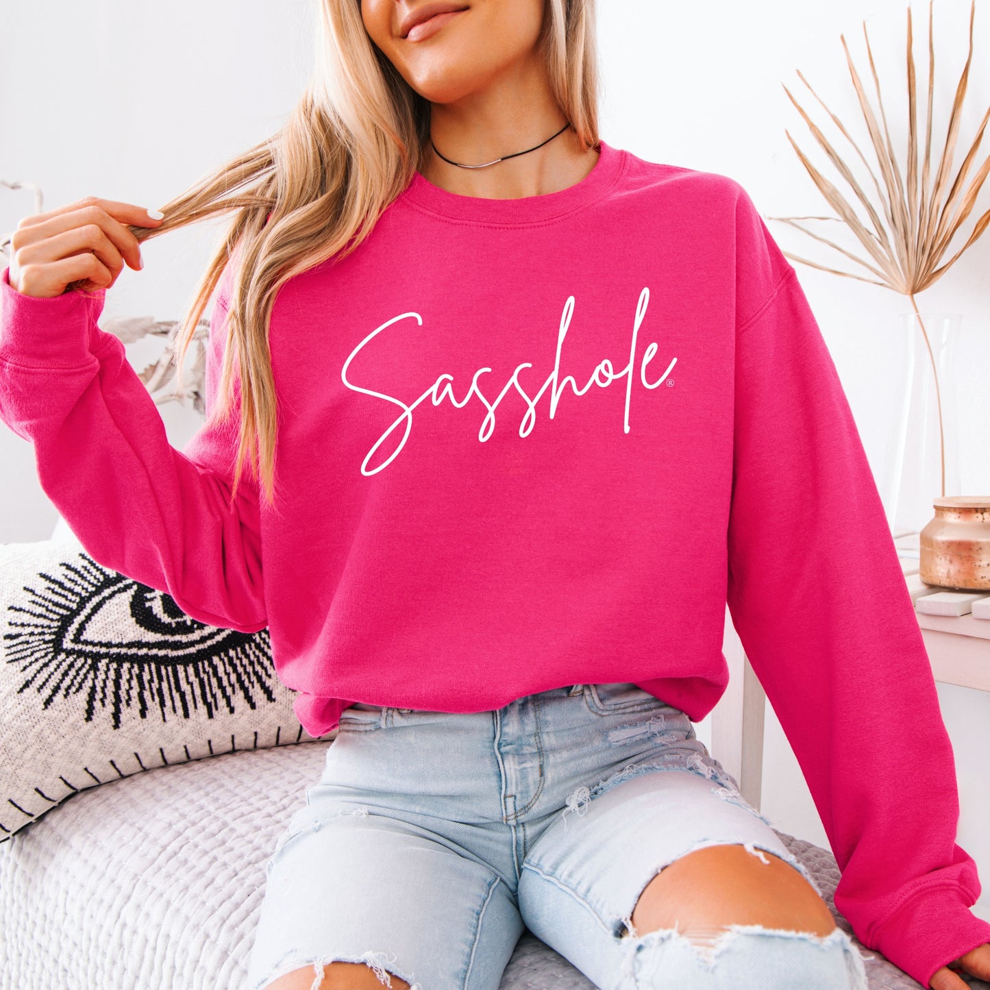 Sassitude in Style: Playful Women's Sasshole® Sweatshirts