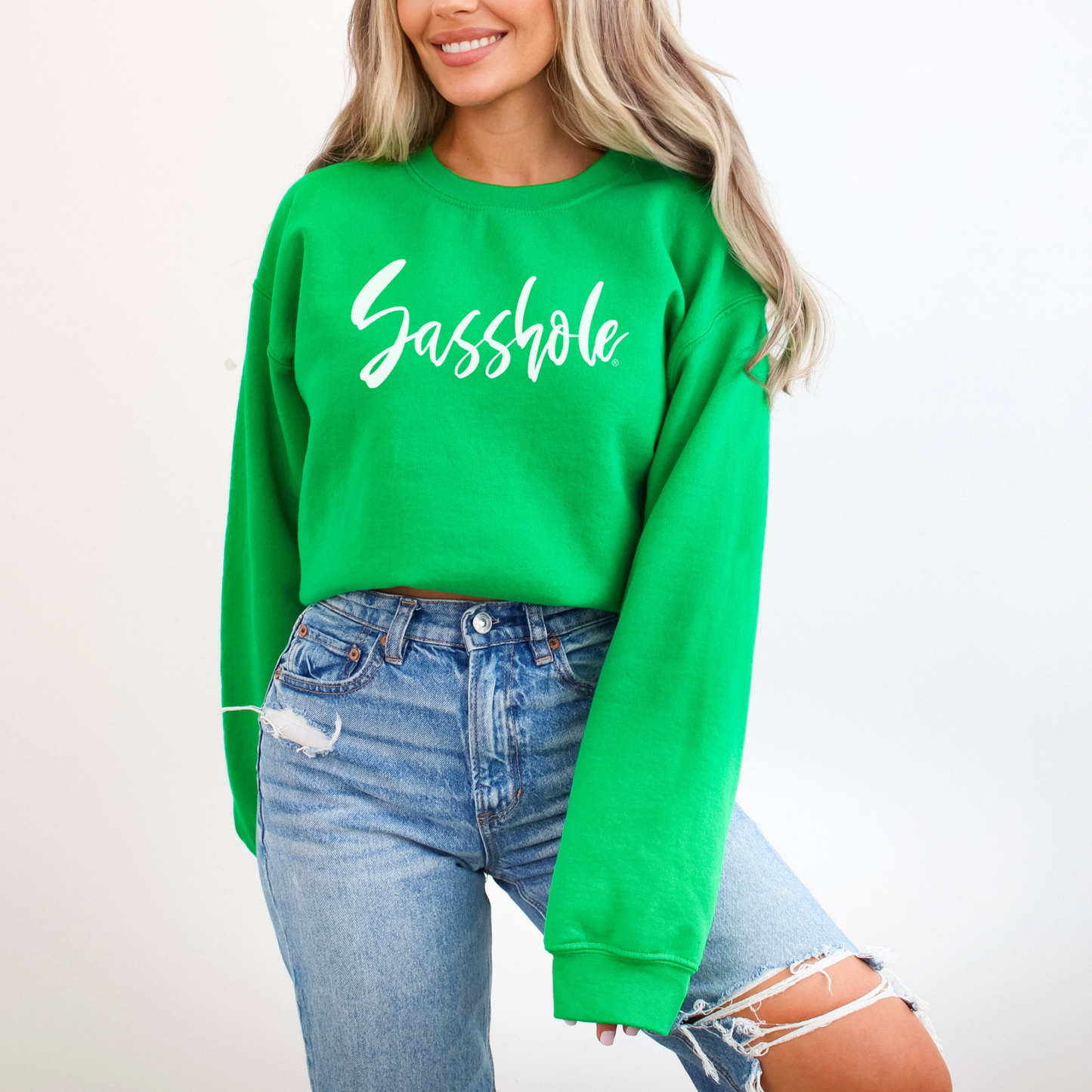 Sasshole® Essentials: Women's Funny Sweatshirt