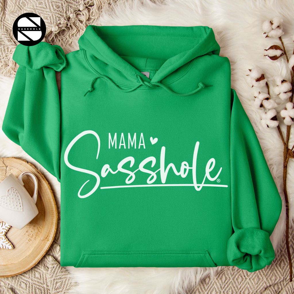 Mama Sasshole®: Raising Sass in Style Funny Women's Hoodie
