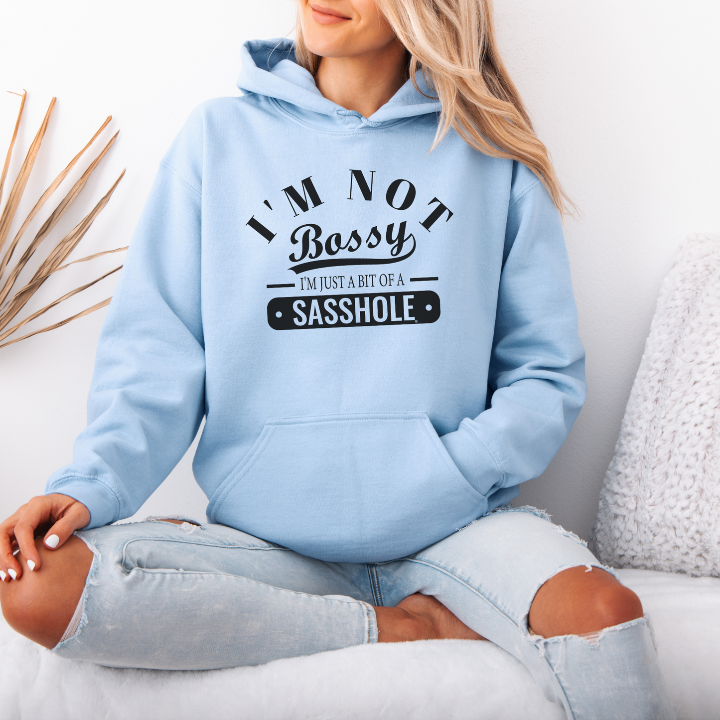Sasshole® in Charge: Not Bossy, Just Honest Women's Hoodie