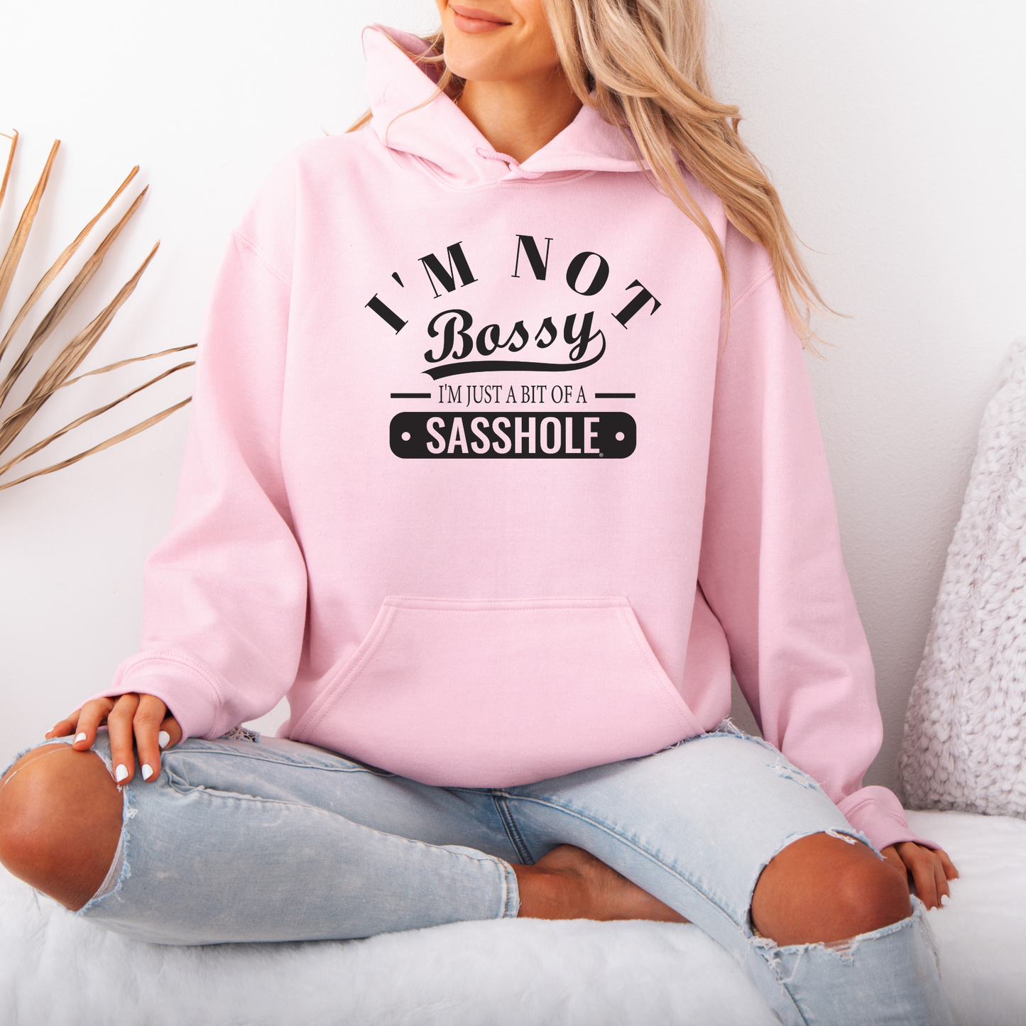 Sasshole® in Charge: Not Bossy, Just Honest Women's Hoodie
