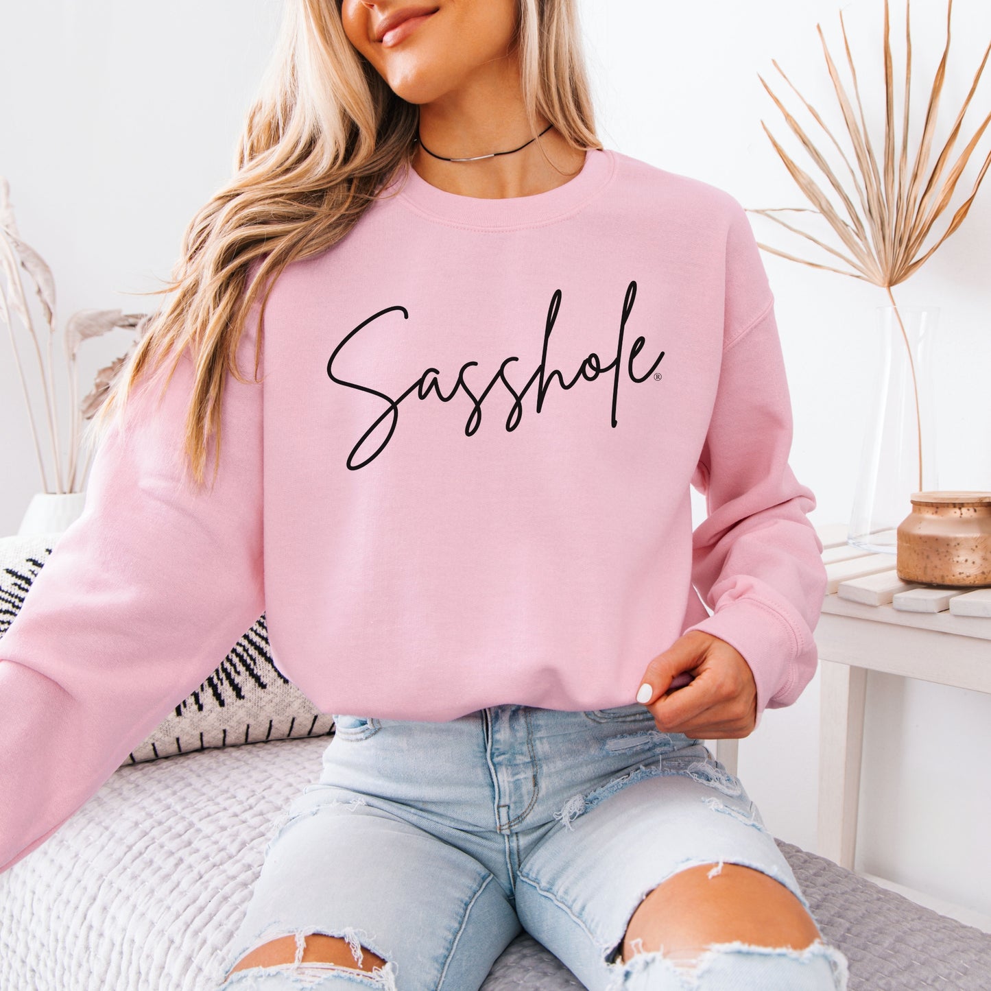 Sassitude in Style: Playful Women's Sasshole® Sweatshirts