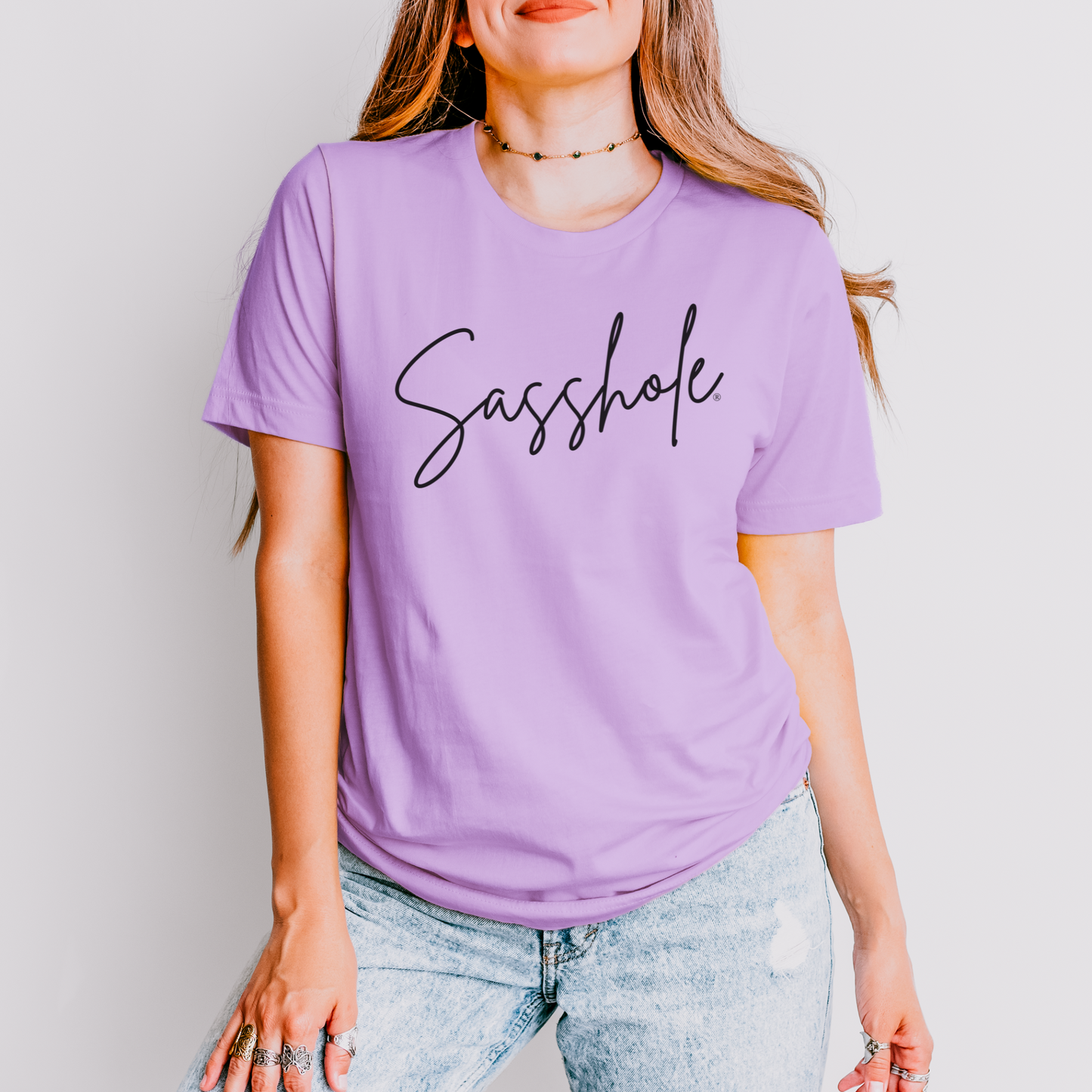 Sassitude in Style: Playful Women's Sasshole® T-shirt