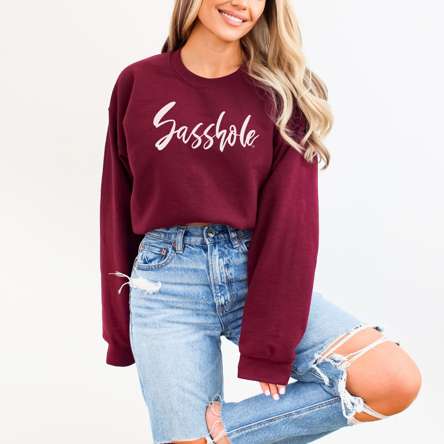 Sasshole® Essentials: Women's Funny Sweatshirt