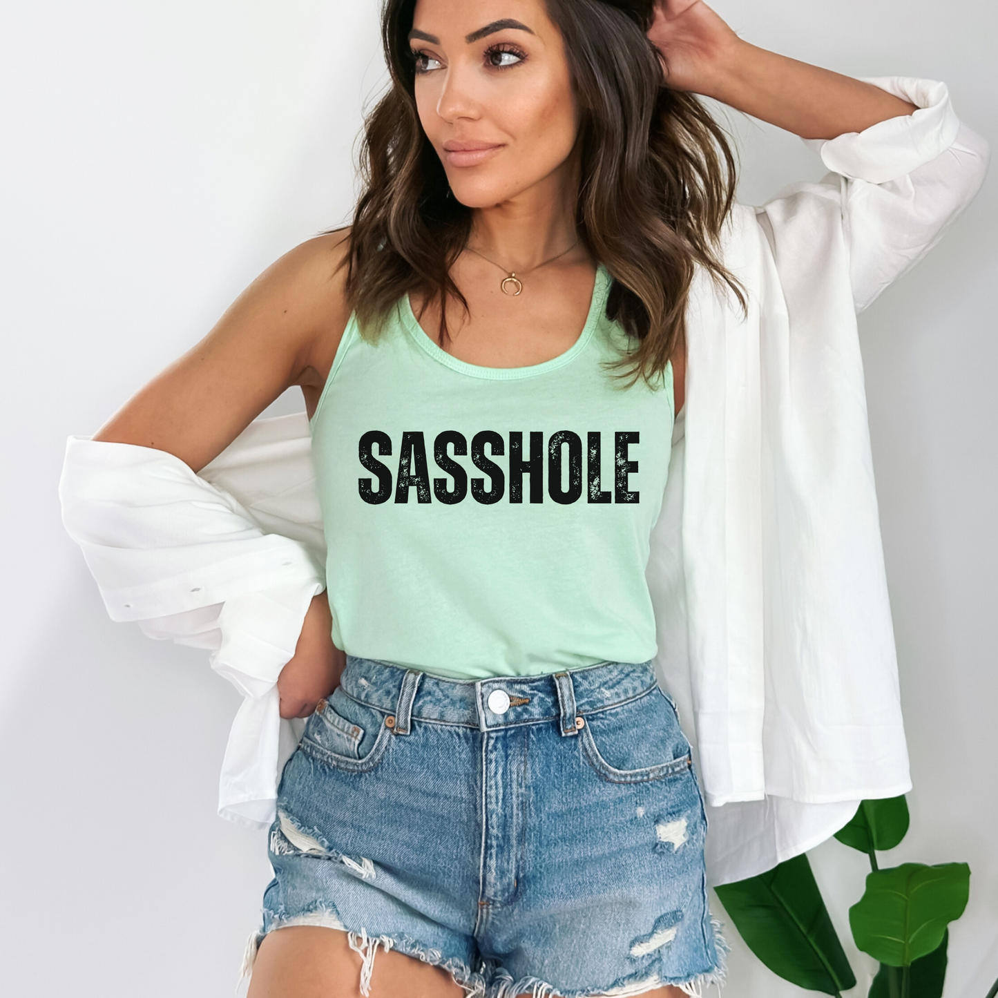 Sasshole® Bold Basics Women's Tank Top - Effortlessly Edgy