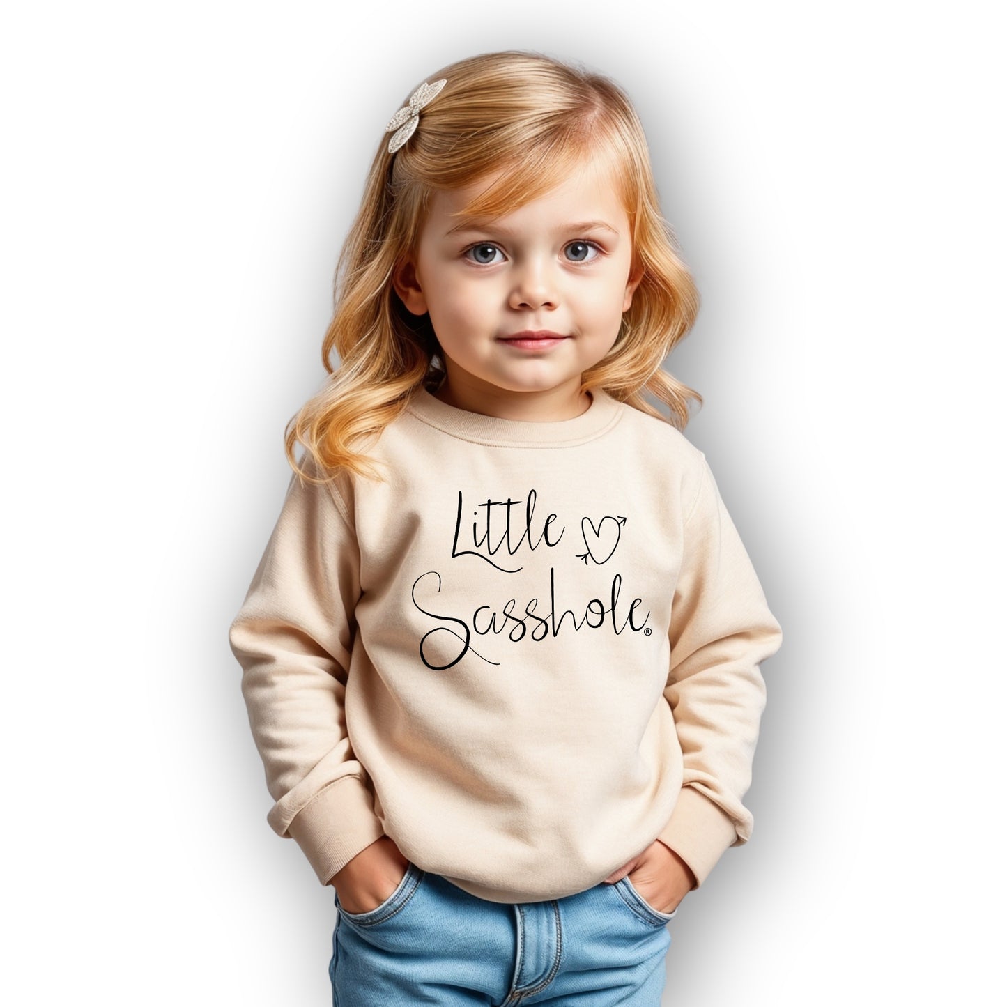 Little Sasshole® Toddler Sweatshirt – Cute, Cozy & Full of Attitude