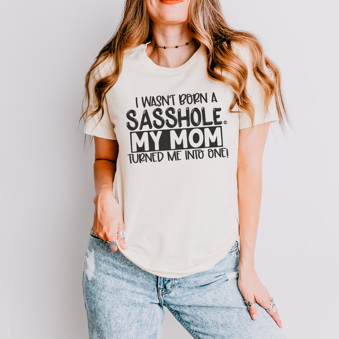 Sassy by Inheritance: Sasshole® Mom-Inspired Tee