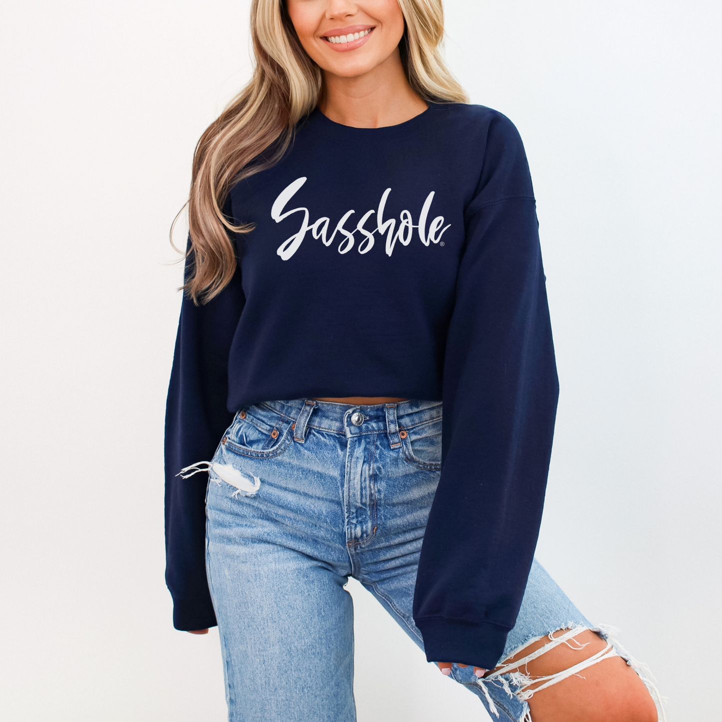 Sasshole® Essentials: Women's Funny Sweatshirt