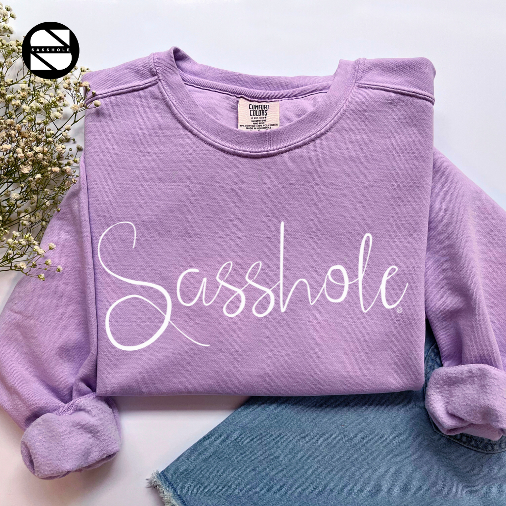 Sasshole Orchid Womens Alternative Apparel Sweatshirt