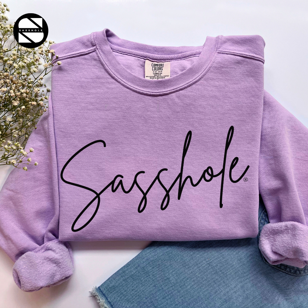 Sasshole Orchid Womens Alternative Apparel Sweatshirt