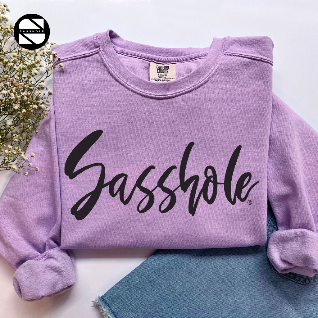 Sasshole Orchid Womens Alternative Apparel Sweatshirt