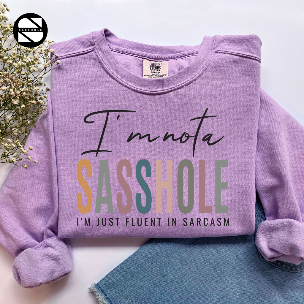 Sasshole Orchid Women's graphic sweatshirts