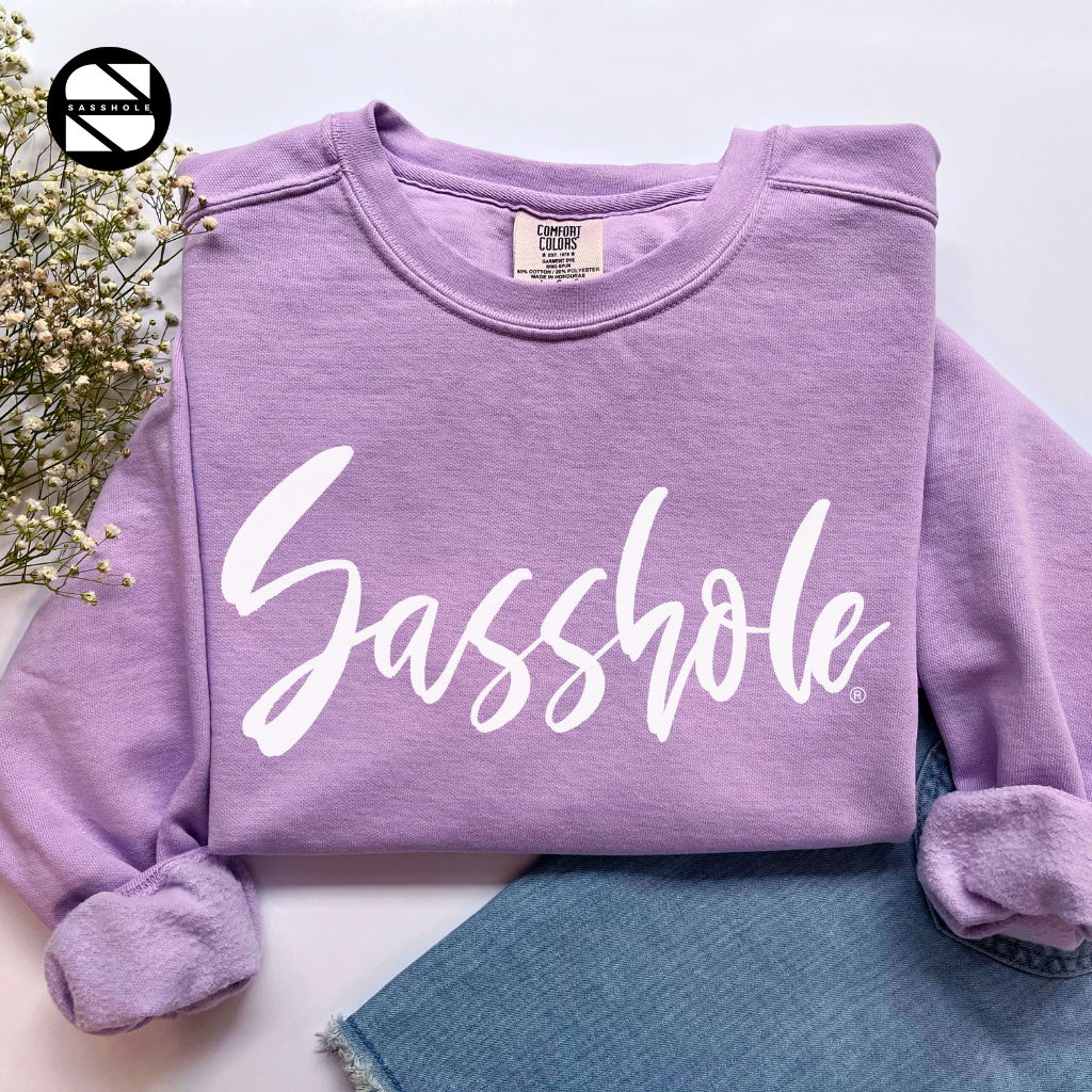 Sasshole Orchid Womens Alternative Apparel Sweatshirt