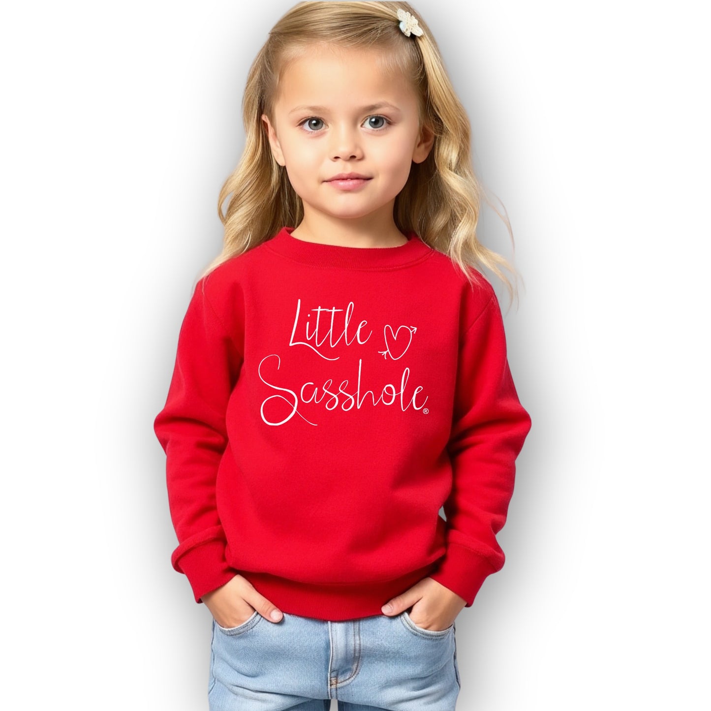 Little Sasshole® Toddler Sweatshirt – Cute, Cozy & Full of Attitude