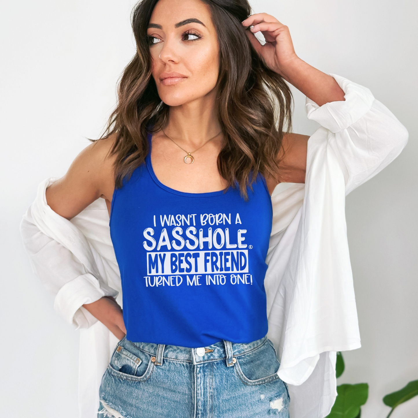 Sasshole® Bestie Women's Tank Top – The Friendship Upgrade