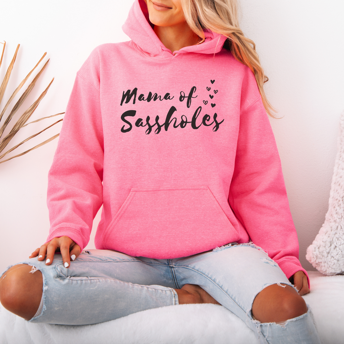 Chief Sass Officer: Mama of Sassholes Women's Pullover Hoodie