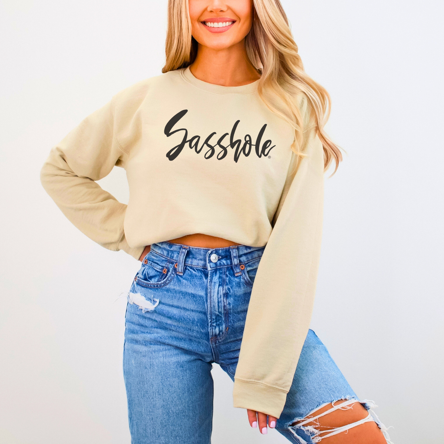 Sasshole® Essentials: Women's Funny Sweatshirt