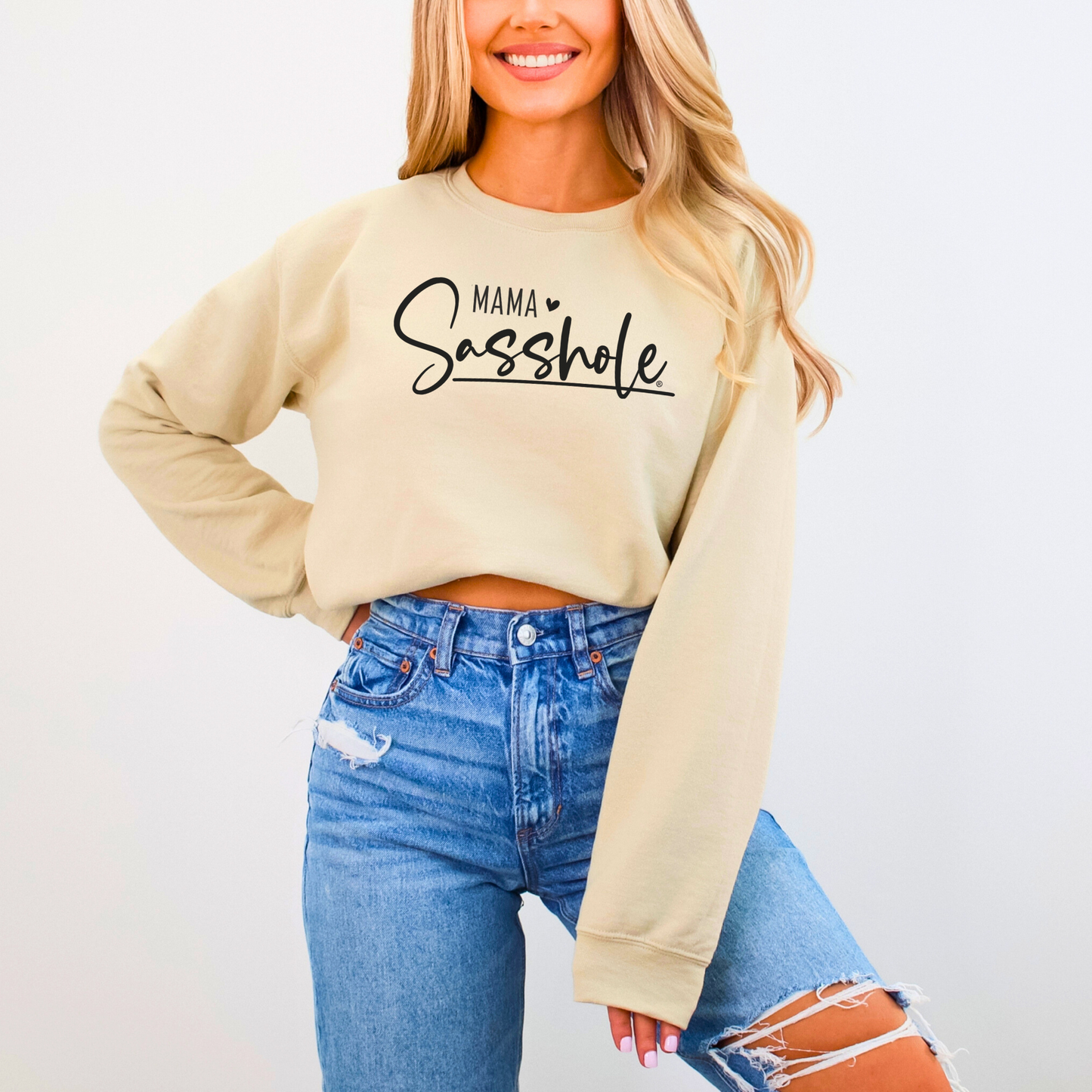 Sasshole® Mama Mode: Sweatshirt for Bold Mom's