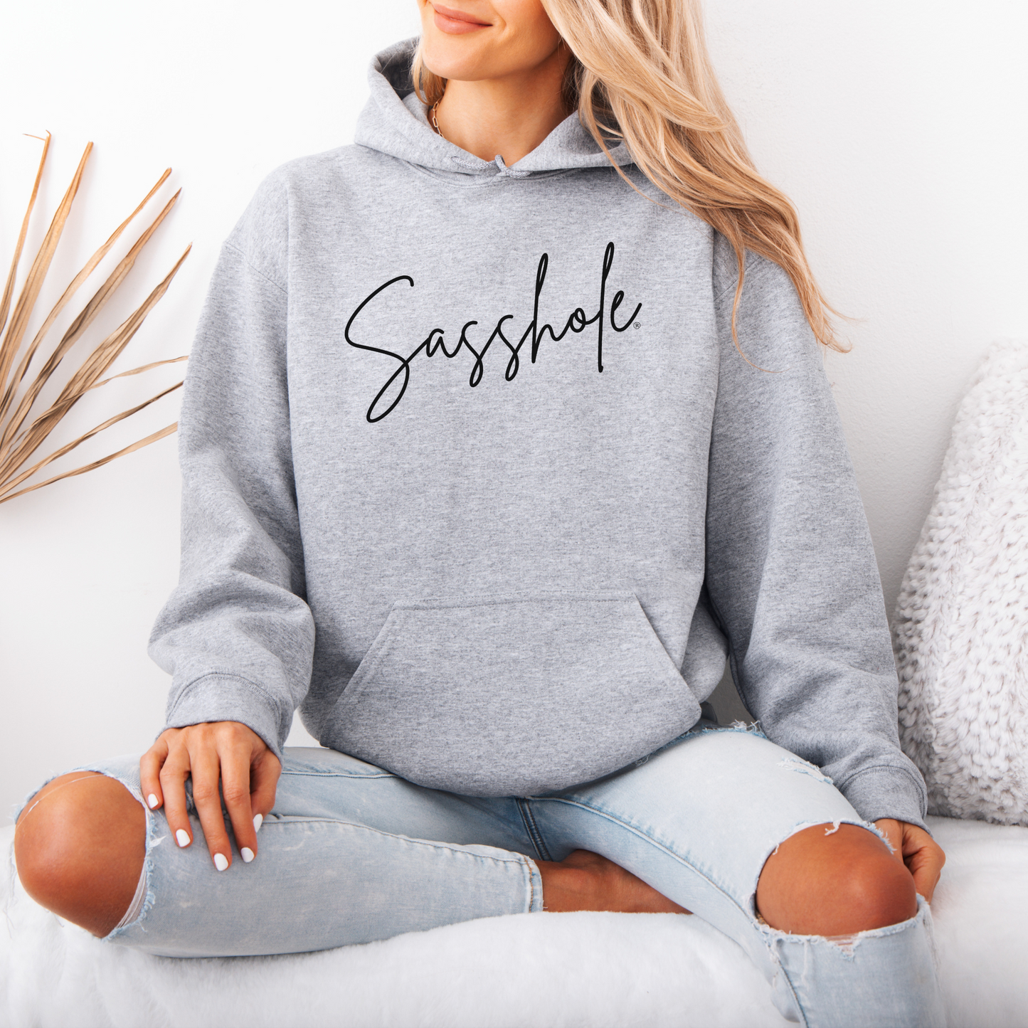 Sasshole® Signature Hoodie: Chic Coziness Redefined