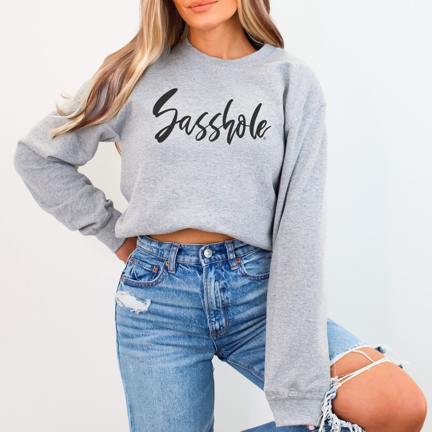 Sasshole® Essentials: Women's Funny Sweatshirt