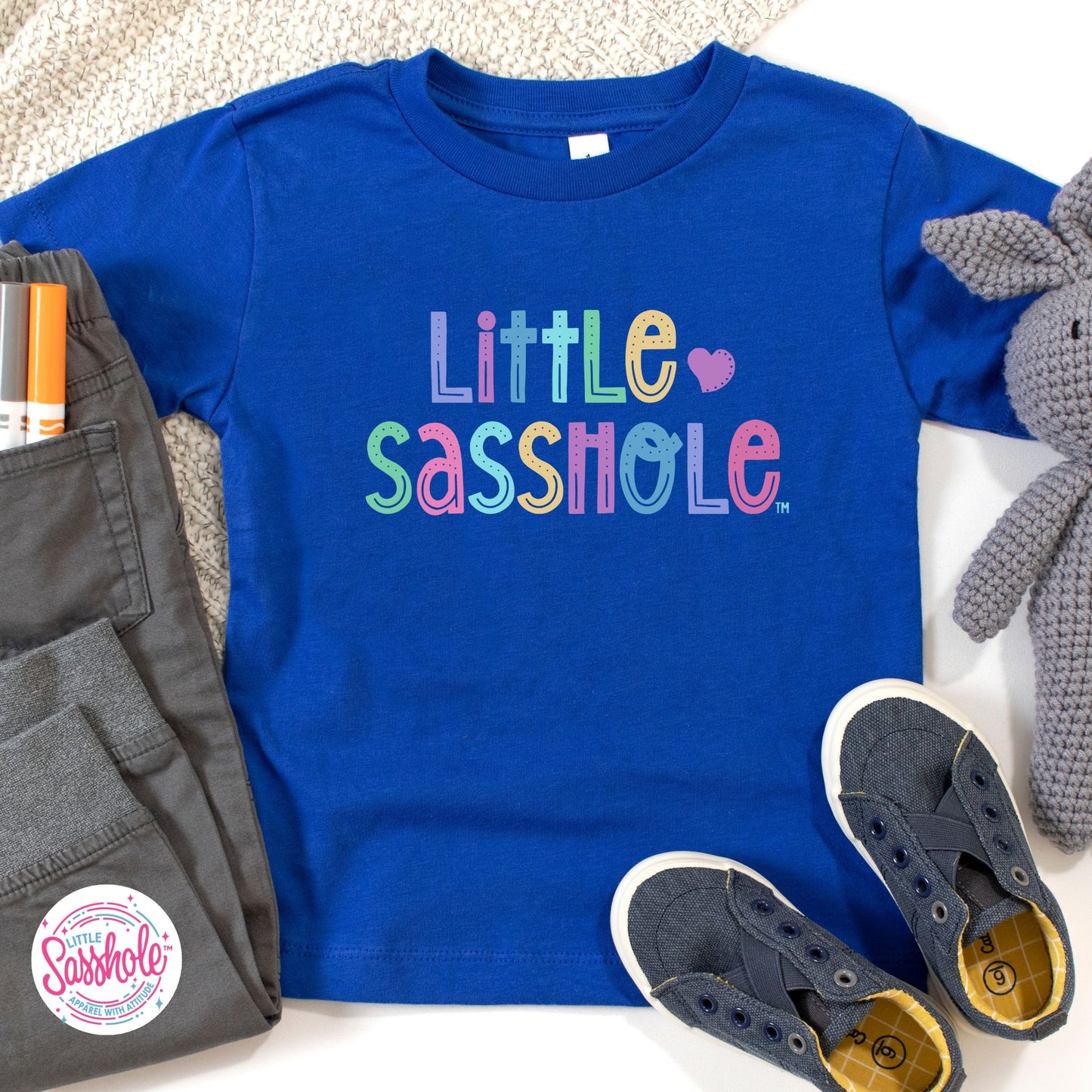 Toddler Girls Funny Royal Tshirt