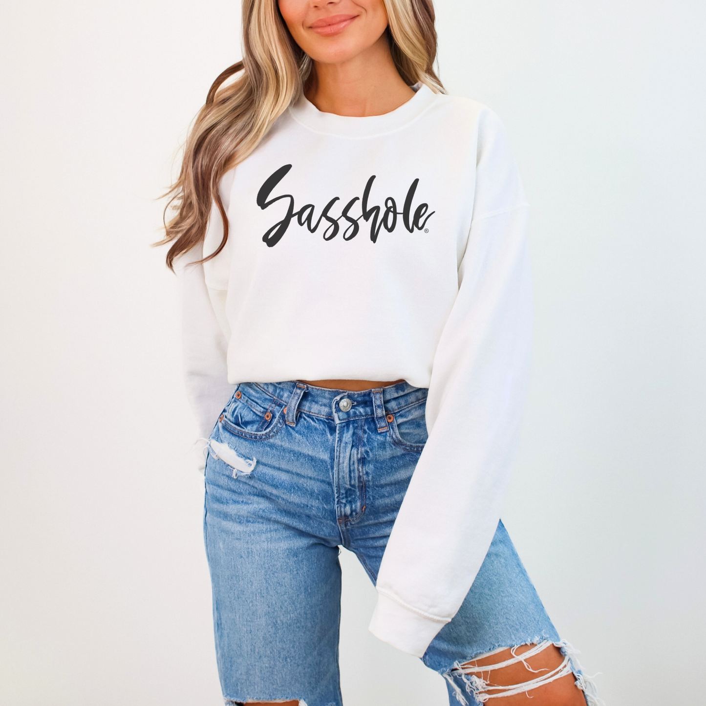 Sasshole® Essentials: Women's Funny Sweatshirt