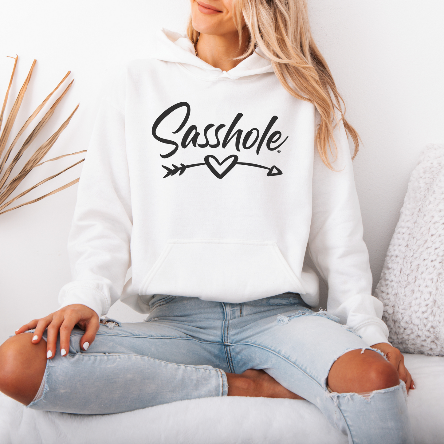 Fearless & Fabulous: Trendy Women's Sasshole® Hoodie