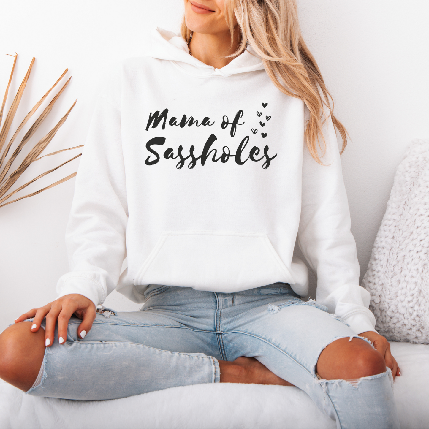 Chief Sass Officer: Mama of Sassholes Women's Pullover Hoodie