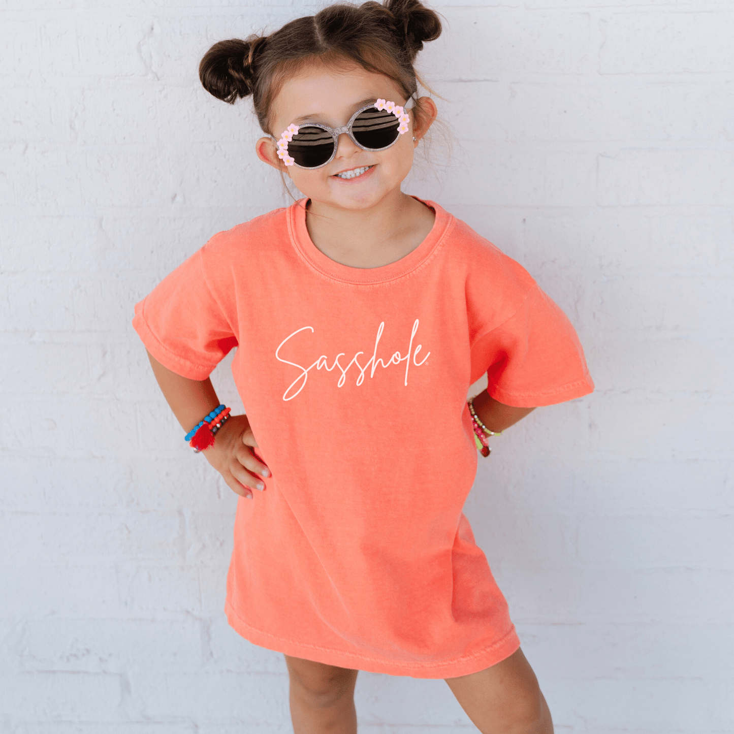 Bold and Beautiful: Sasshole® Youth Tee for Confidence Queens - Funny Graphic Tee by Sasshole® Clothing