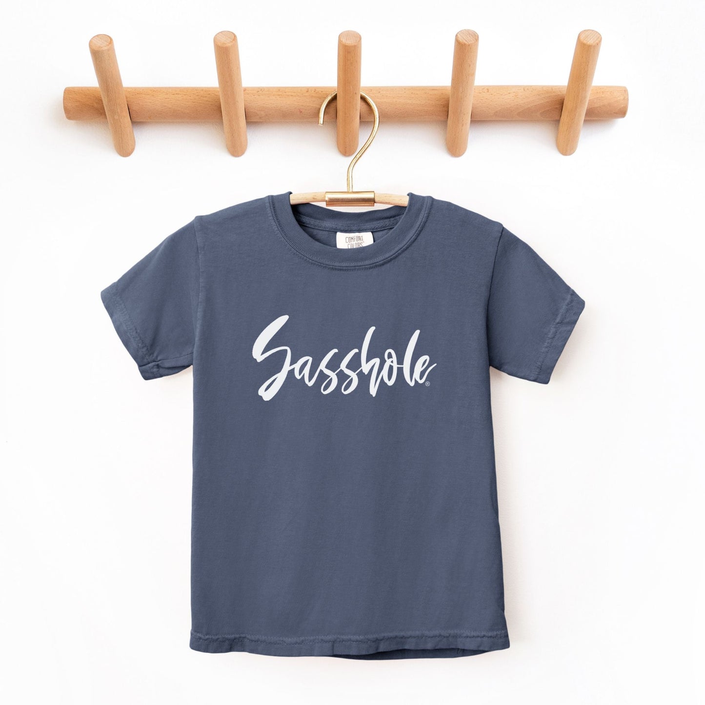 Chic and Cheeky: Sasshole® Youth Tee for Fashionistas - Funny Graphic Tee by Sasshole® Clothing