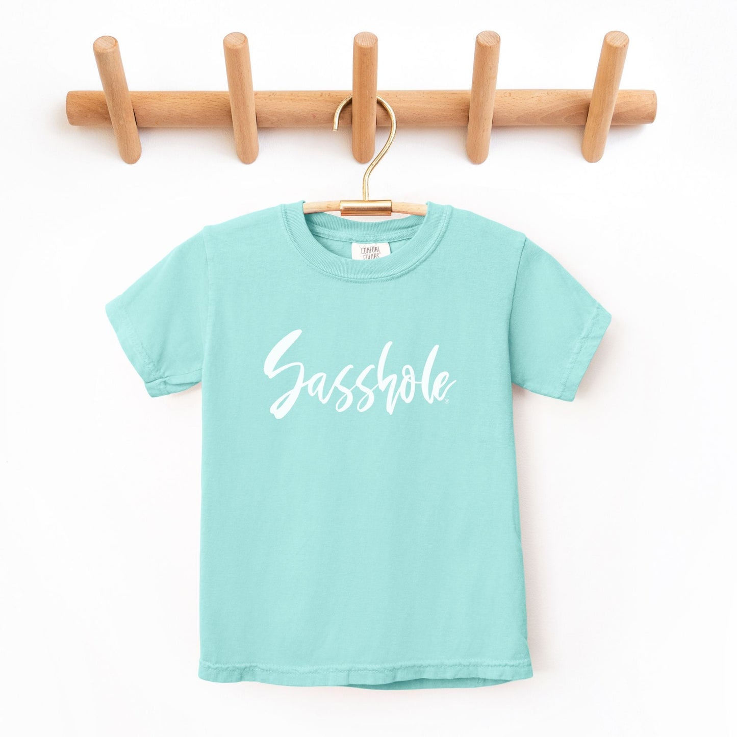 Chic and Cheeky: Sasshole® Youth Tee for Fashionistas - Funny Graphic Tee by Sasshole® Clothing