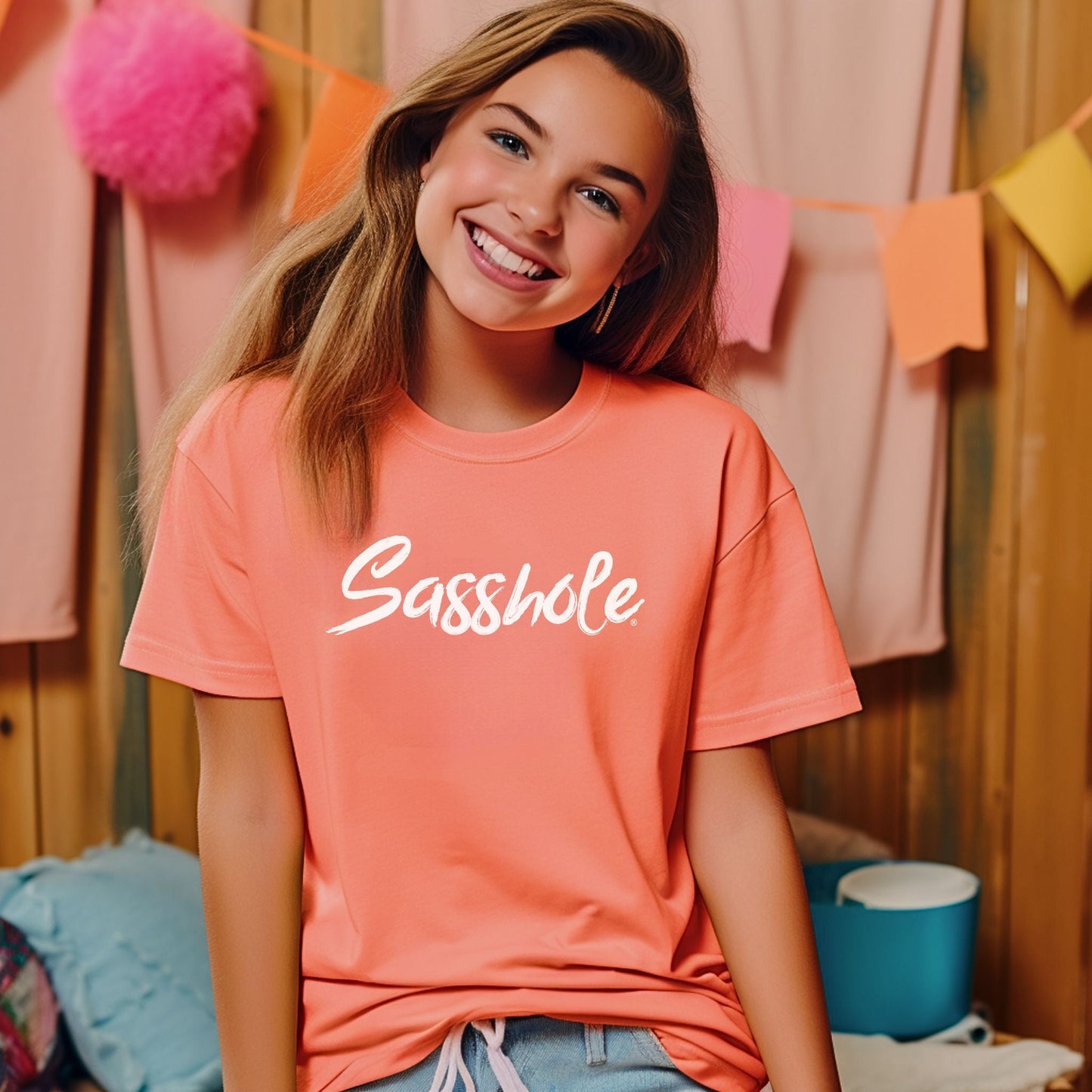 Diva in Training: Sasshole® Youth Fashion Statement Tee - Funny Graphic Tee by Sasshole® Clothing