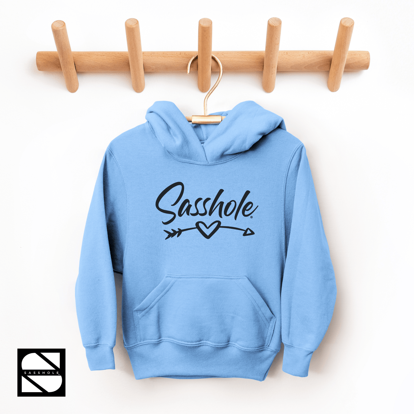 Fearless & Fabulous: Trendy Youth Girls Sasshole® Hoodie - Funny Graphic Tee by Sasshole® Clothing