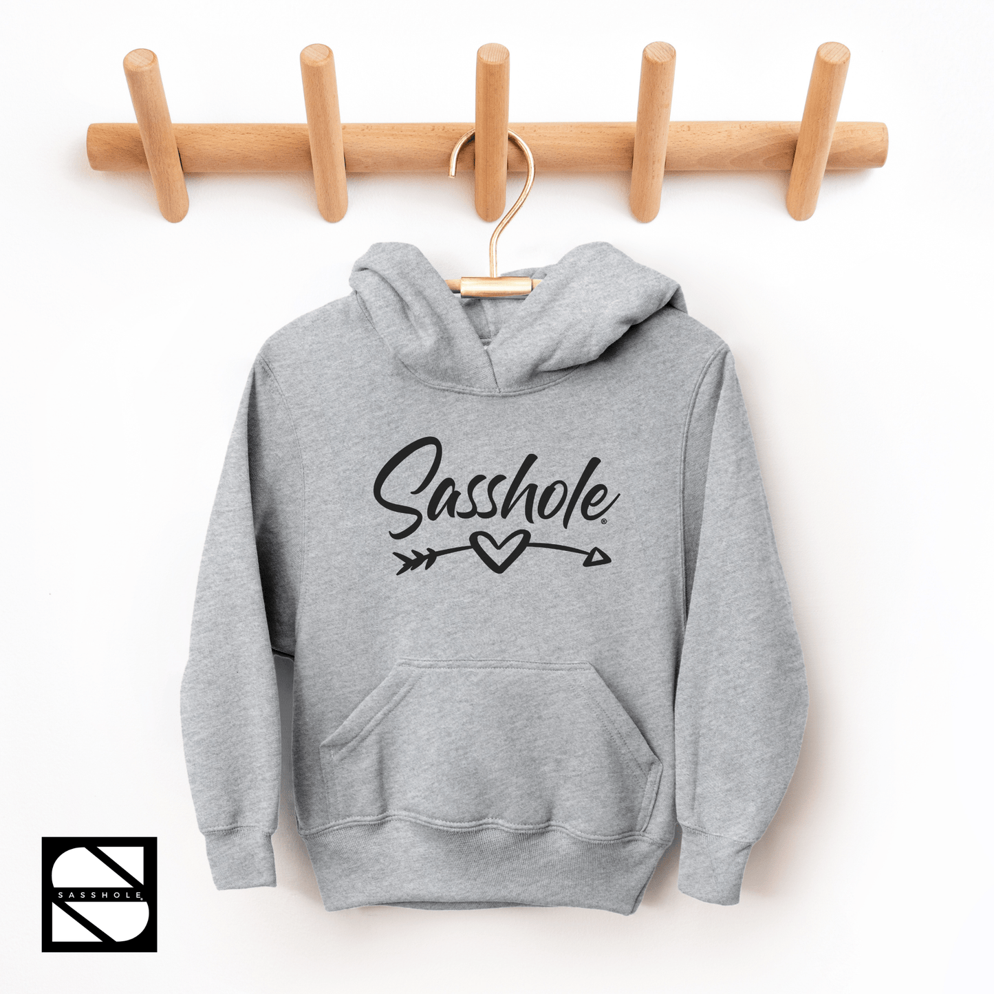 Fearless & Fabulous: Trendy Youth Girls Sasshole® Hoodie - Funny Graphic Tee by Sasshole® Clothing